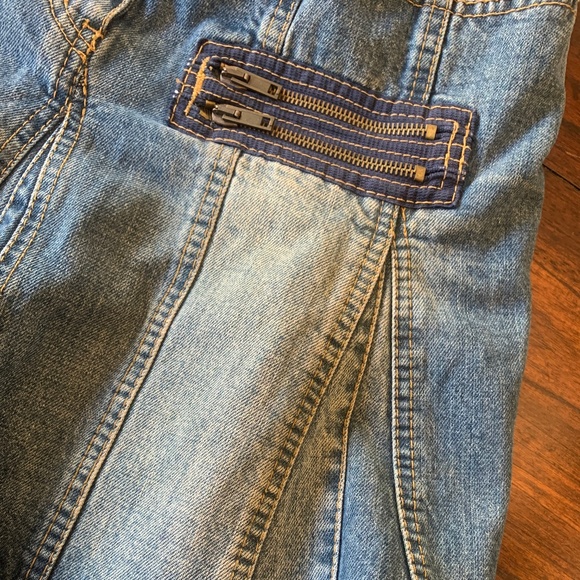 See By Chloe mini denim flare skirt - Picture 5 of 8